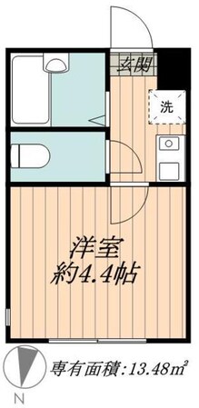 リッシェル綾瀬の物件間取画像